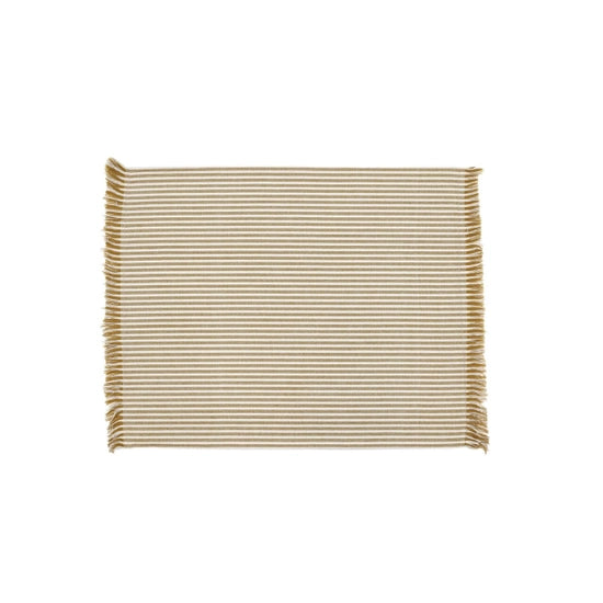 Placemat Abby Stripe Mustard Set Of 4