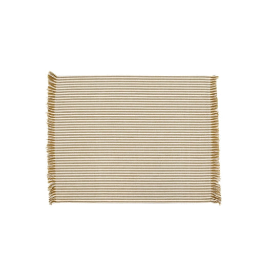Placemat Abby Stripe Mustard Set Of 4