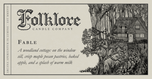FOLKLORE CANDLE, FABLE — 10oz CANDLE