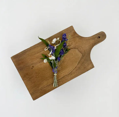 Eucalyptus & Purple Larkspur Mini Bouquet