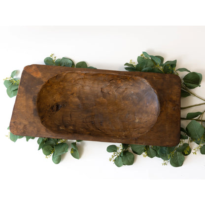 WOOD BOWL, CLASSIC DOUGH BOWL