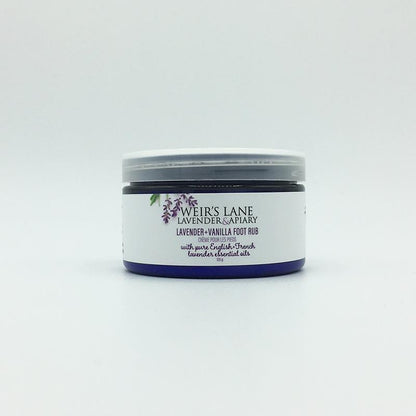 WEIR'S LANE FOOT RUB WITH ENGLISH AND FRENCH LAVENDER & VANILLA