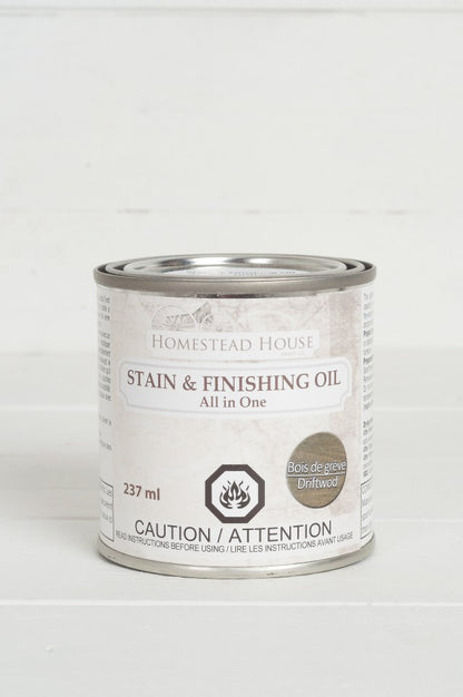 Stain & Finishing Oil - All in One Driftwood