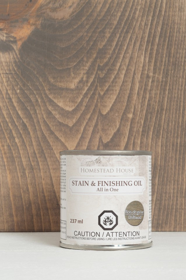 Stain & Finishing Oil - All in One Driftwood
