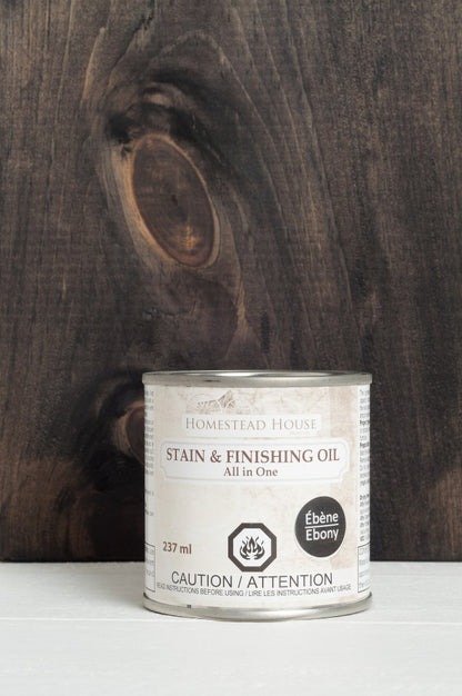 Stain & Finishing Oil - All in One Ebony