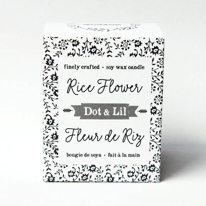 DOT & LIL, RICE FLOWER SOY CANDLE
