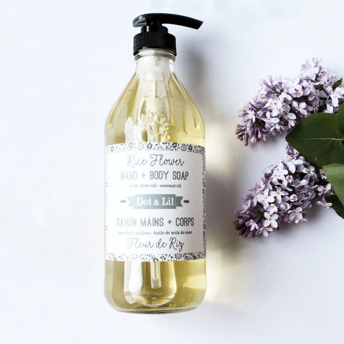 DOT & LIL RICE FLOWER LIQUID SOAP